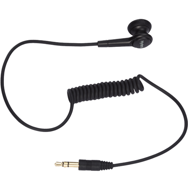 Hytera Earbud without Earpiece (Receive-Only)