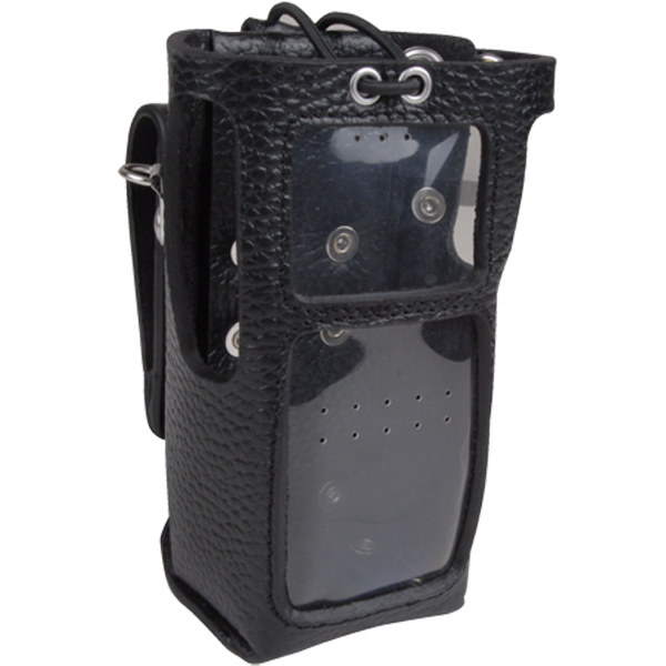 Hytera LCY006 Leather Case with Swivel Belt Clip