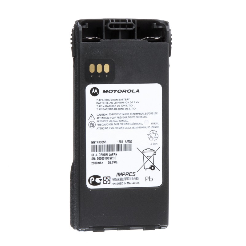 Motorola NNTN7335 IMPRES 2700 mAh Li-Ion IP67 Battery