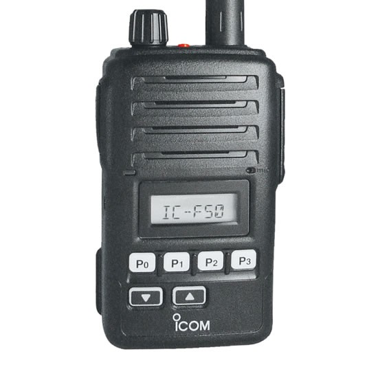 iCOM F50V / F60V Compact Waterproof Analog Portables VHF/UHF