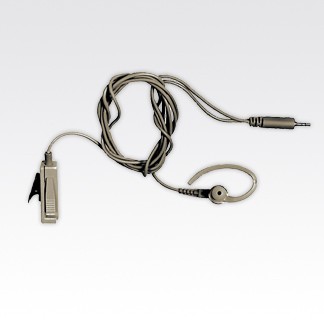 BDN6667A Earpiece with Microphone and Push-to-Talk Combined (2-Wire), Beige