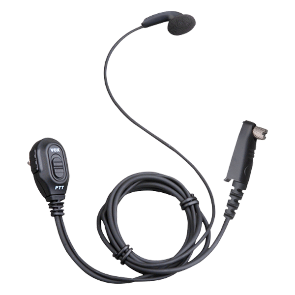Hytera ESN06 Earbud and Microphone with In-line PTT (Black)