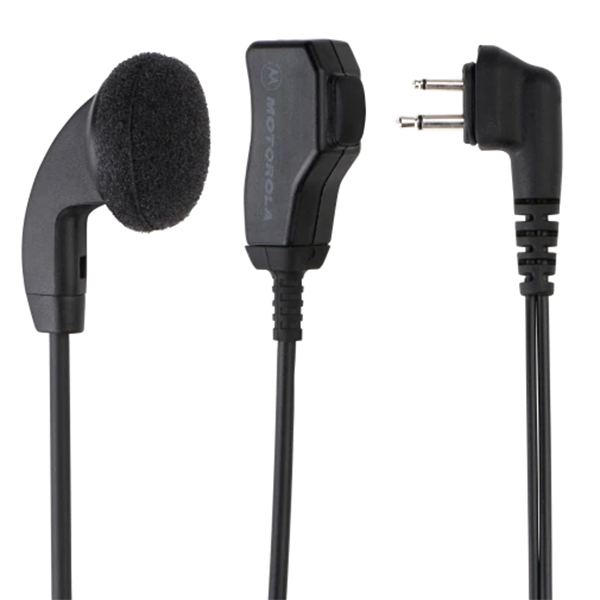 Motorola HMN9036A Earbud With Clip Microphone and Push-to-Talk