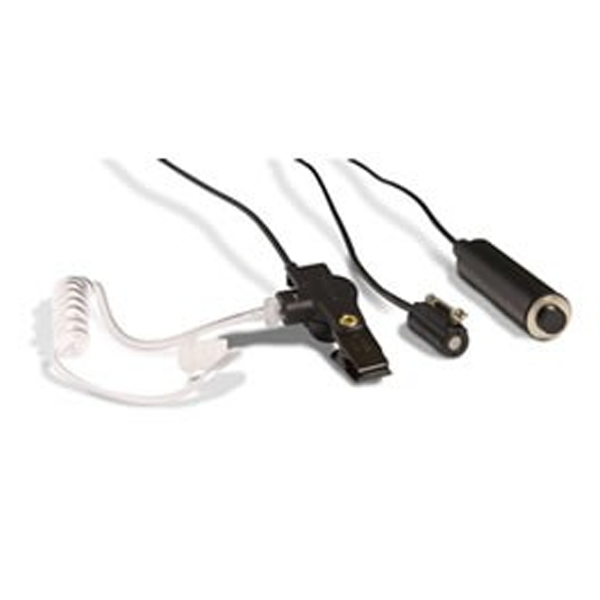 KHS-12BL 3-Wire Mini Lapel Mic. with Earphone