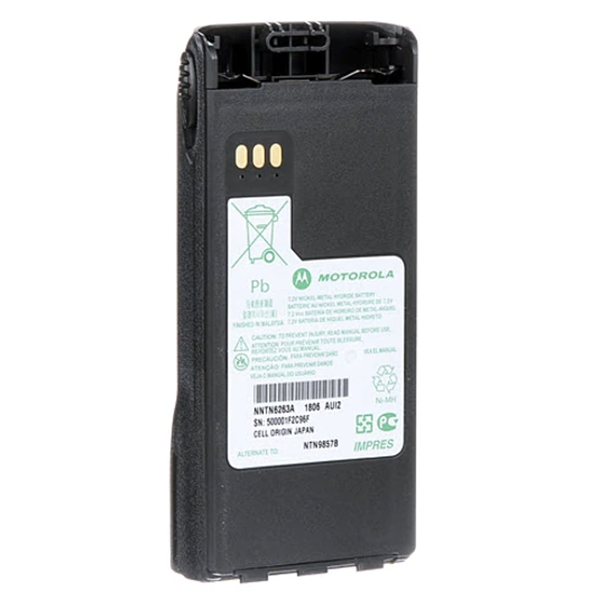 Motorola NNTN6263 IMPRES 2000 mAh NiMH Intrinsically Safe IP67 Battery
