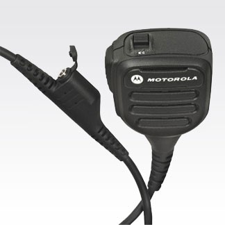 Motorola NNTN8383 INC (Industrial Noise Canceling) Remote Speaker Microphone With Threaded 3.5mm Audio Jack