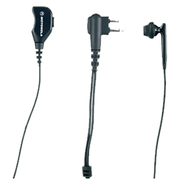 Motorola PMLN4294 Earbud with Microphone and Push-to-Talk Combined
