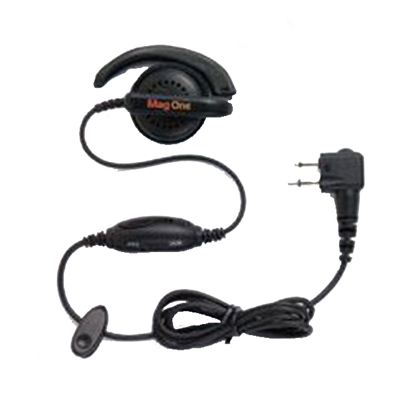 Motorola PMLN4443 Mag One Commercial Series Over-The-Ear Receiver With In-Line Microphone/PTT/VOX Switch
