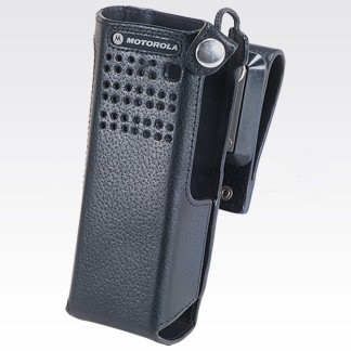 Motorola PMLN5324 Leather Carry Case with 2.75” Swivel Belt Loop For Short Batteries