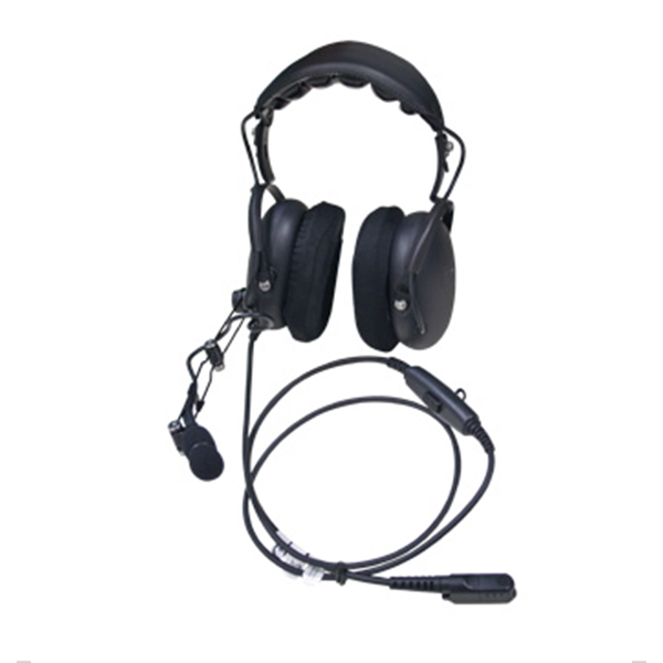 Motorola PMLN5731 Dual Muff Over-The-Head Headset With Inline Push-To-Talk