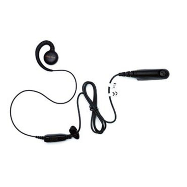 Motorola PMLN6532 Mag One Commercial Series Over-The-Ear Swivel Earpiece With In-Line Microphone/PTT Switch