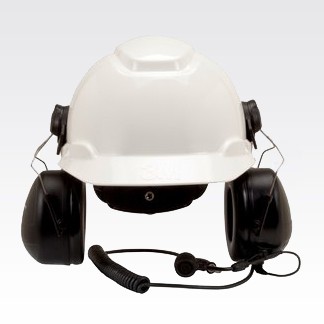 Motorola RMN5139 3M Peltor MT Series Hard-Hat Attached Headset With Direct Radio Connect